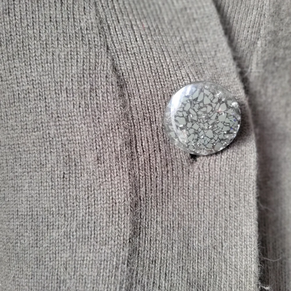 Carole‎ Little Olive Green Single Button Cardigan Women's Size Small